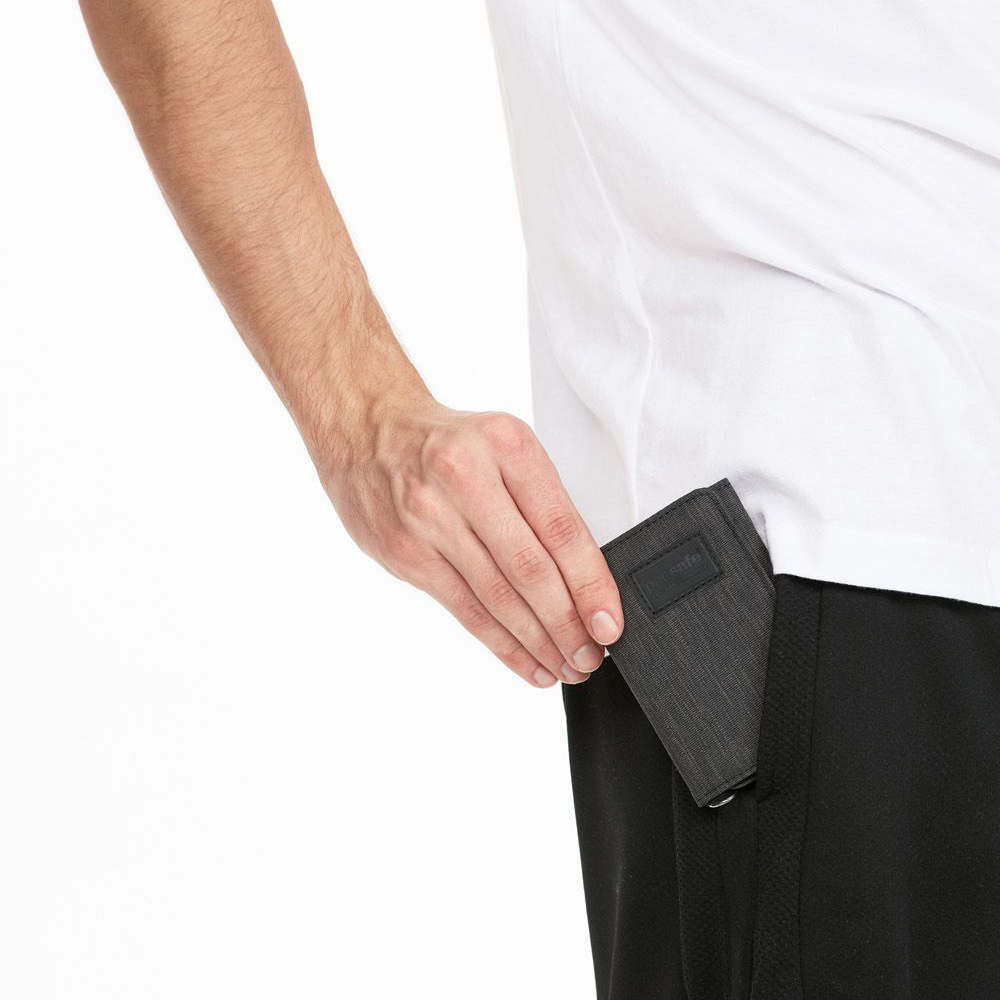 Säkerhetsplånbok - PACSAFE RFIDsafe RFID Blocking Tri-fold Wallet - 5