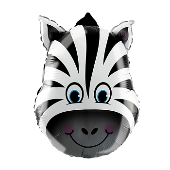 Folieballong Zebra 26 cm x 35 cm
