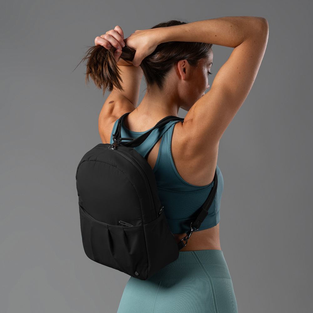 Stöldsäker väska/ryggsäck - PACSAFE Citysafe CX Convertible Backpack Econyl Black - 7