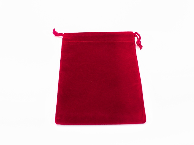 Chessex: Dice Bag Suedecloth (S) Red 4" x 5 1/2"