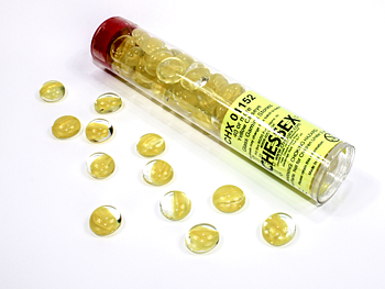 Chessex: Catseye Yellow Glass Stones