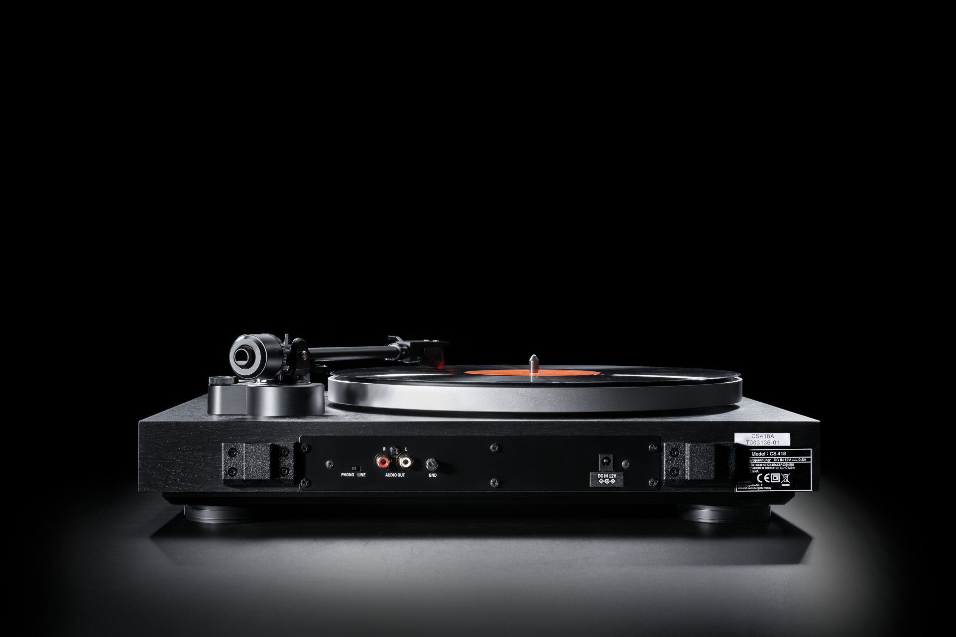 Dual CS-418 manuell remdriven skivspelare med  33, 45 & 78 varv - 5
