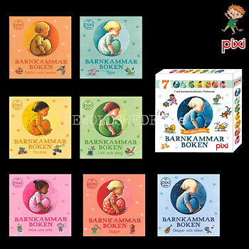 Barnkammarboken PIXIBOX - 7 stycken Pixiböcker TT
