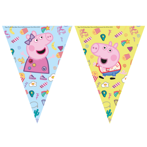 Flaggvimpel Greta Gris Peppa Pig 