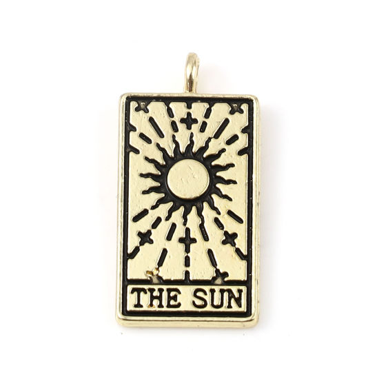 Berlock - Tarot The Sun,  Guld