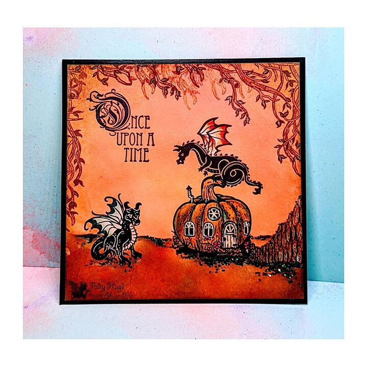 Fairy Hugs Clear Stamps - Pumpkin House