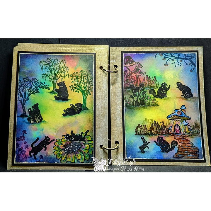 Fairy Hugs Clear Stamps - Little Mushroom House