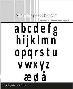 Simple and basic Mini alphabet lowercase 