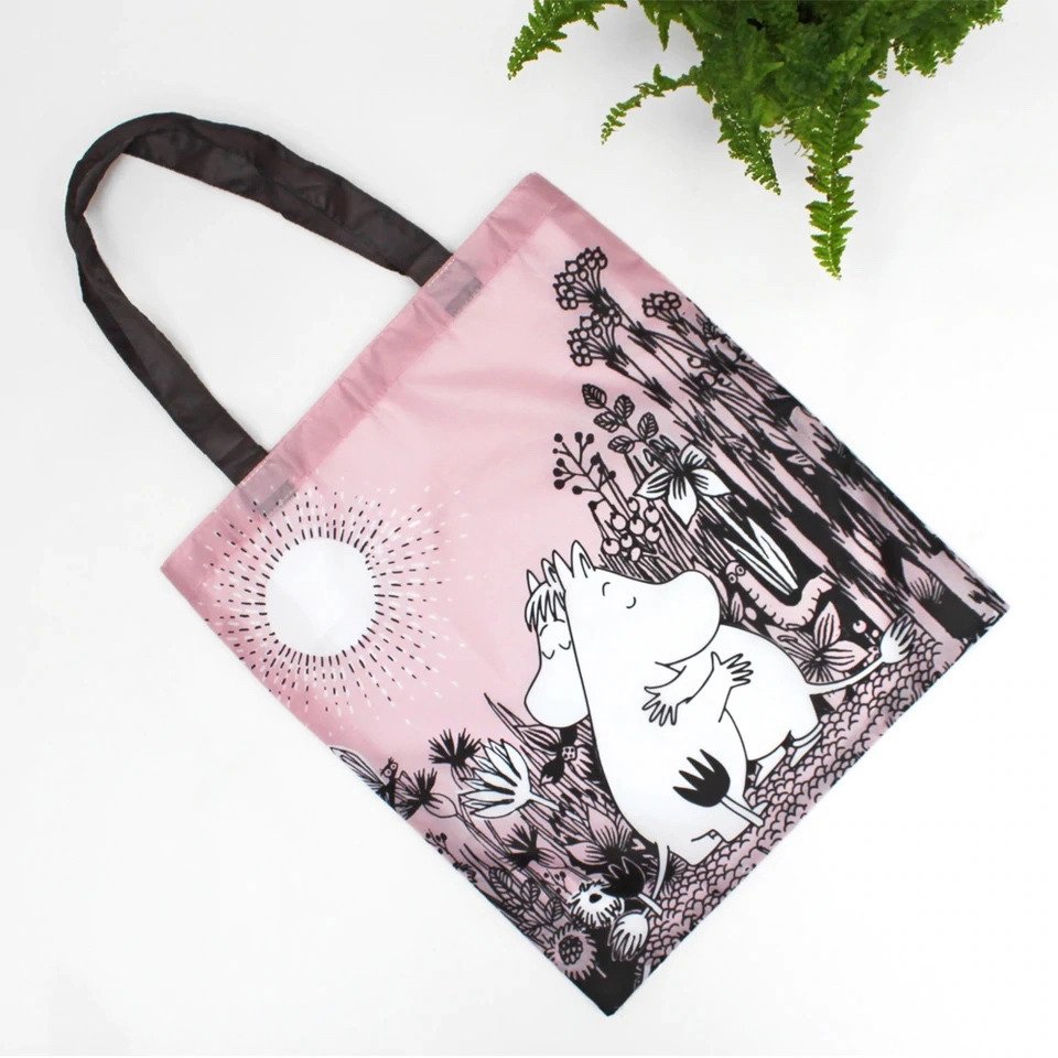Mumin Shoppingbag - Kärlek, ihopvikbar