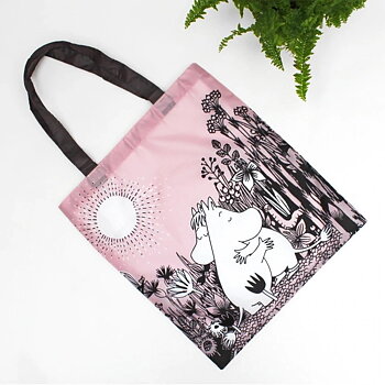 Mumin Shoppingbag - Kärlek, ihopvikbar