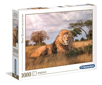 Clementoni High Quality Collection Pussel The King, Lejon, 1000 Bitar
