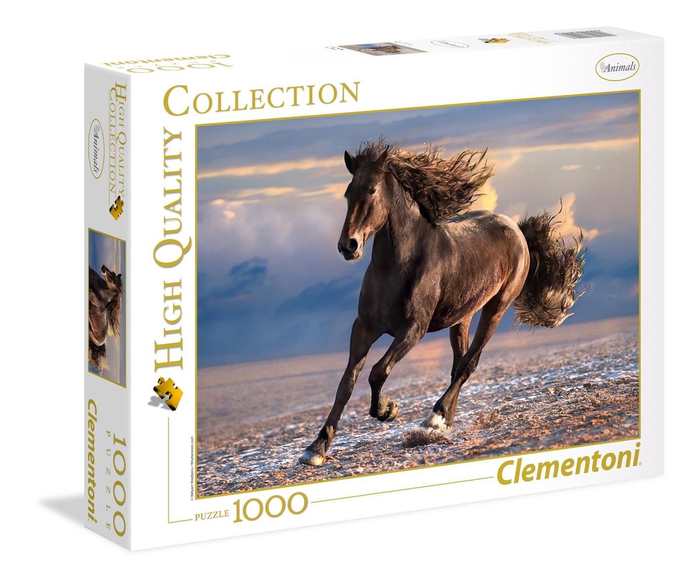 Clementoni High Quality Collection Pussel Häst, 1000 Bitar