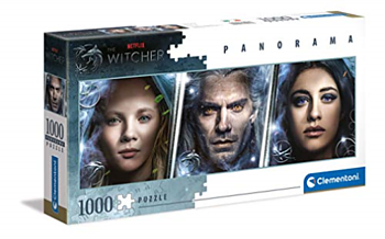Clementoni High Quality Collection Panorama Pussel The Witcher, 1000 Bitar