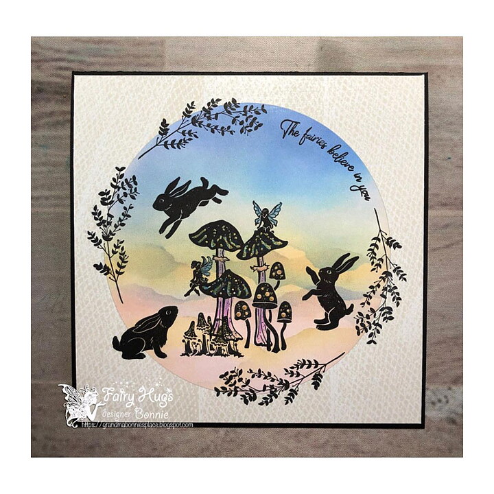 Fairy Hugs Clear Stamps - Woodland Mushrooms