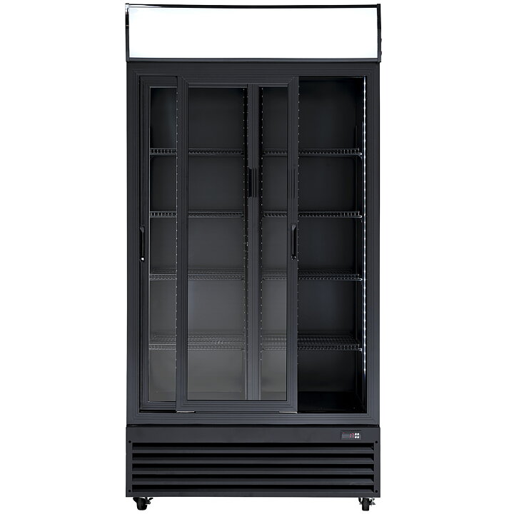 Displaykyl SD 802 BSLE, skjutdörrar, 690 liter