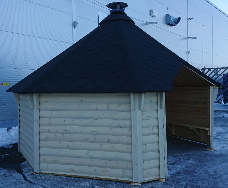 GAPAHUK 16,9m² Halvsirkulære tømmer - 4
