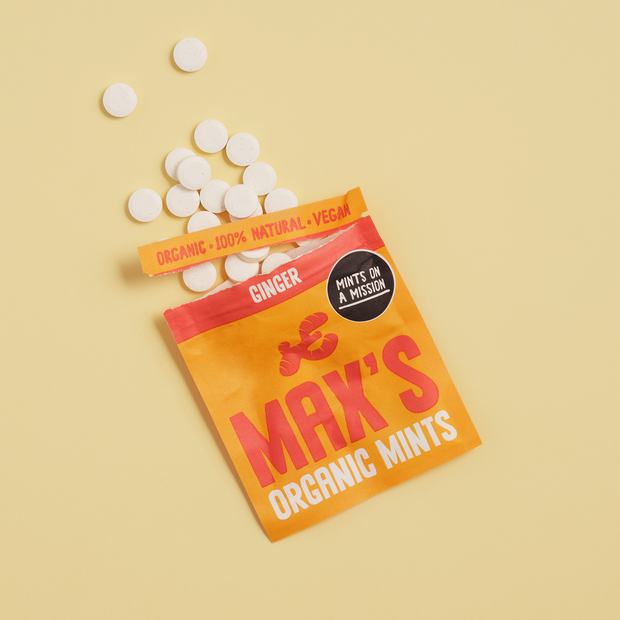 Mints Ginger påse 17g x12, EKO VEGAN - 2