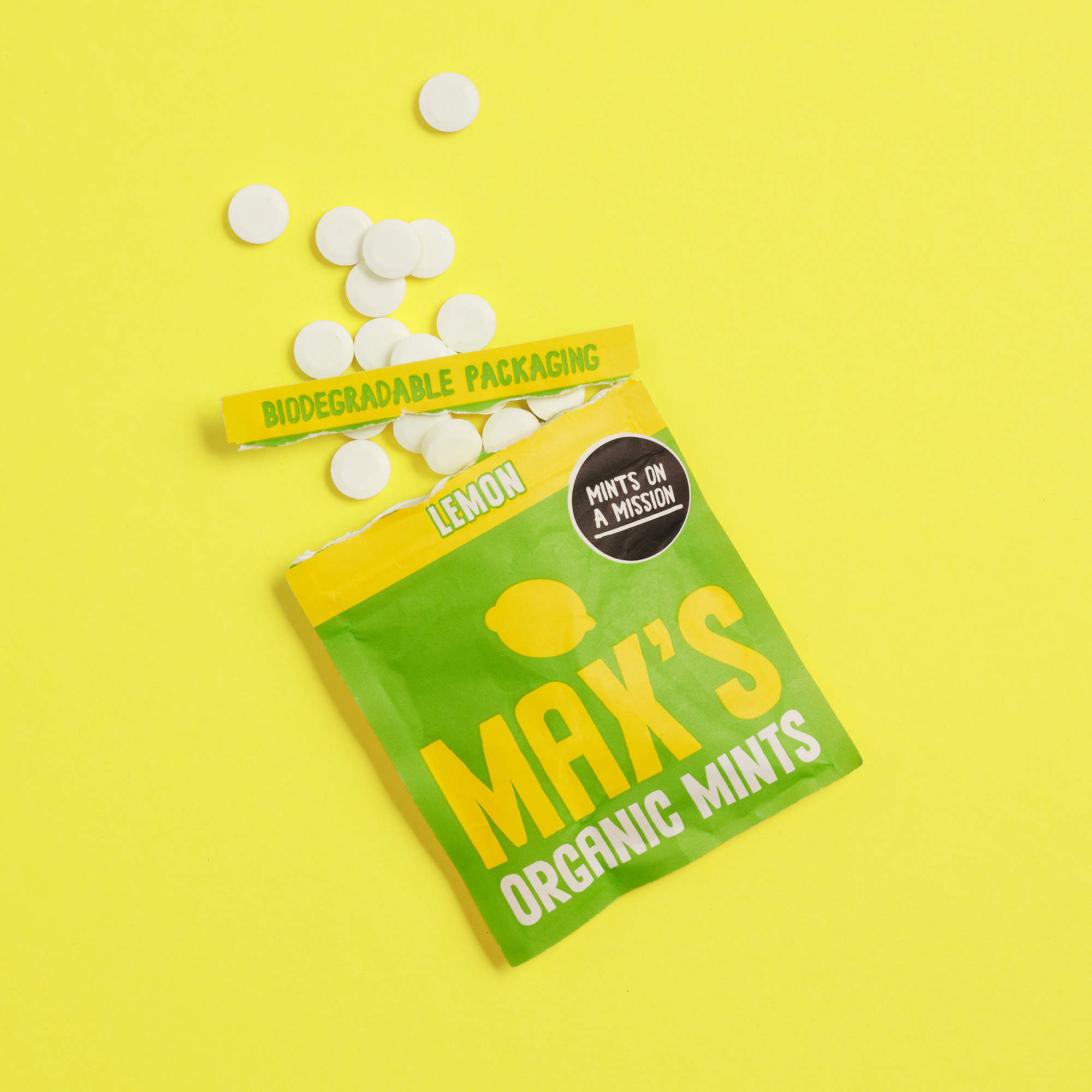 Mints Lemon påse 17g x12, EKO VEGAN - 2