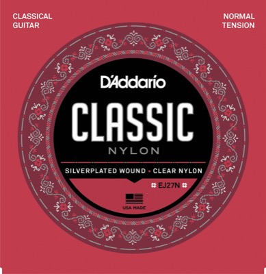 D'Addario Fretted EJ27N Nylonsträngar