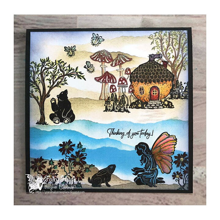 Fairy Hugs Clear Stamps - Woodland Florals