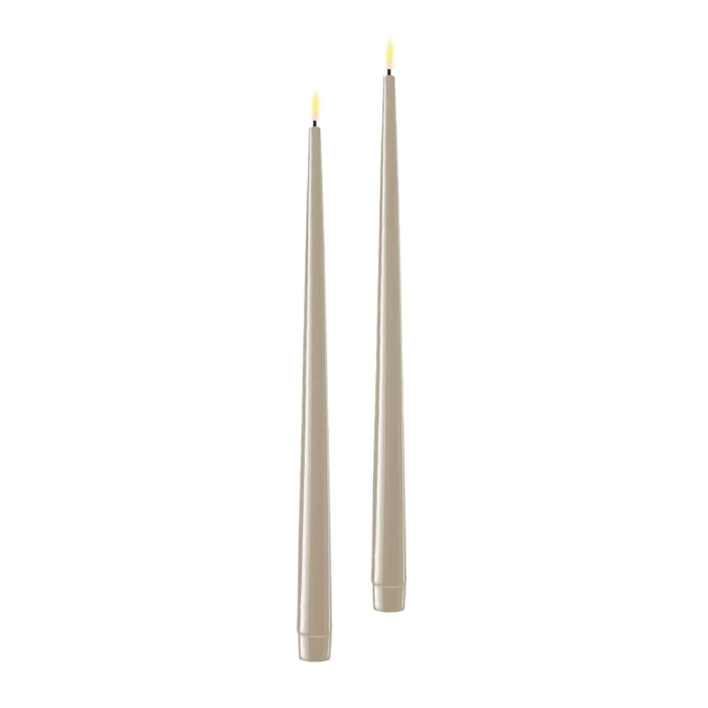 LED Antikljus Sand 38cm 2 pack 