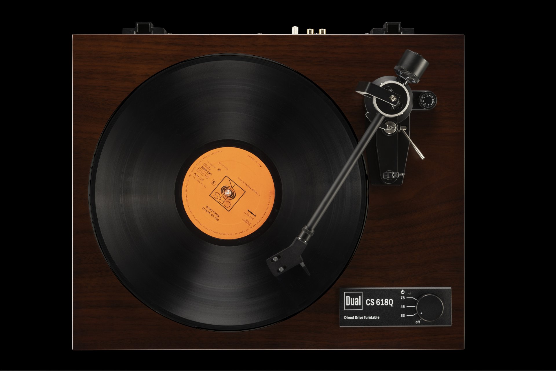 Dual CS-618Q  manuell direktdriven skivspelare med  33, 45 & 78 varv - 10