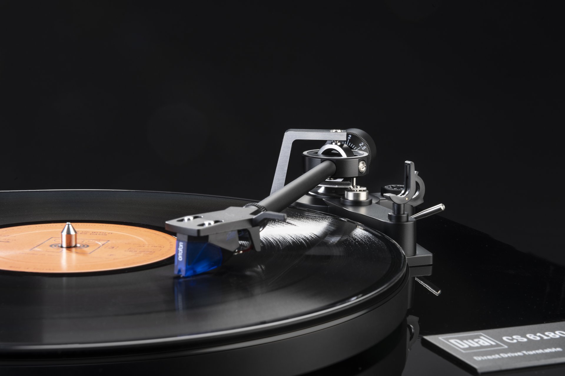 Dual CS-618Q  manuell direktdriven skivspelare med  33, 45 & 78 varv - 16
