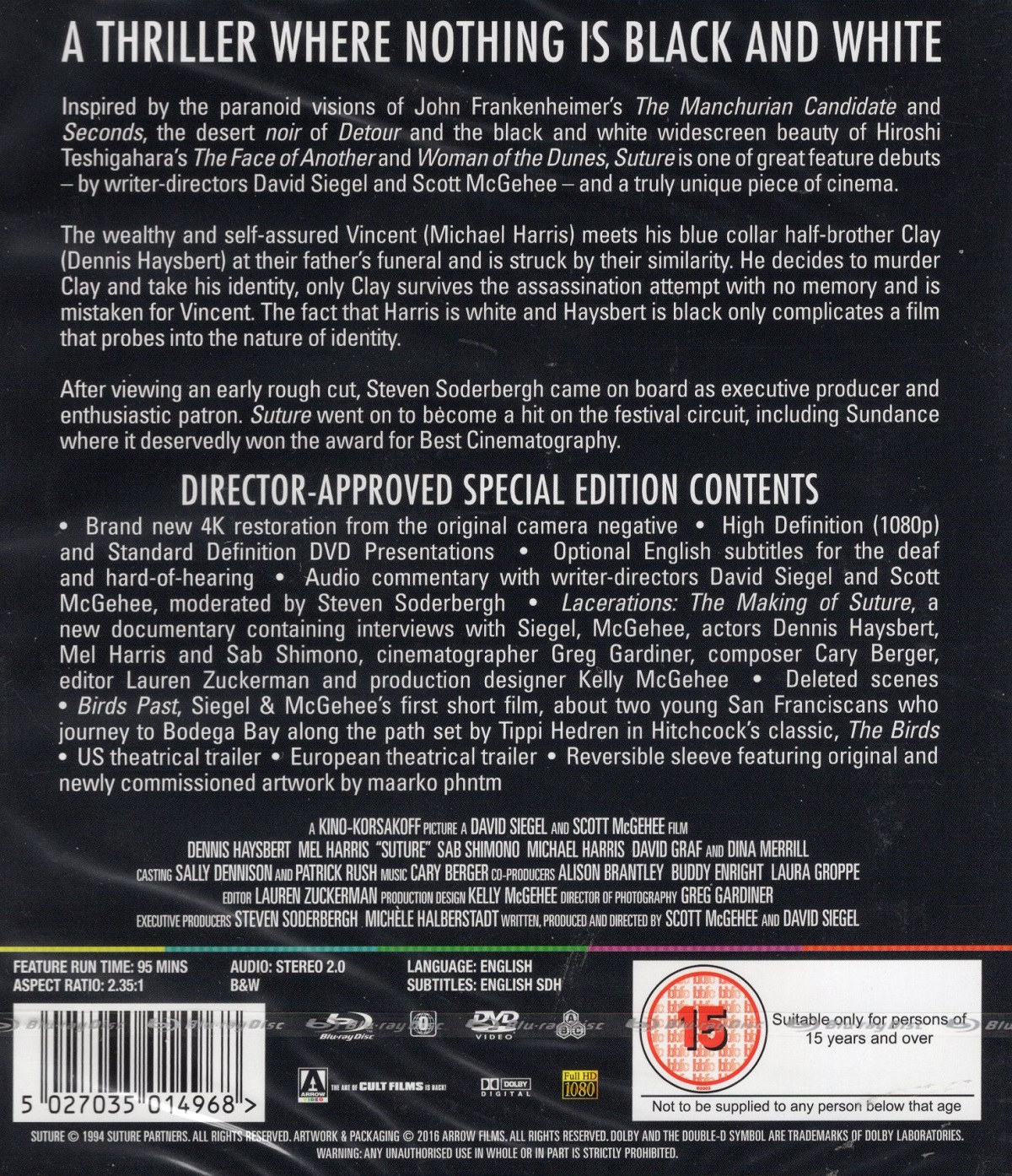 Suture (ej svensk text) (Blu-ray + DVD) - 2