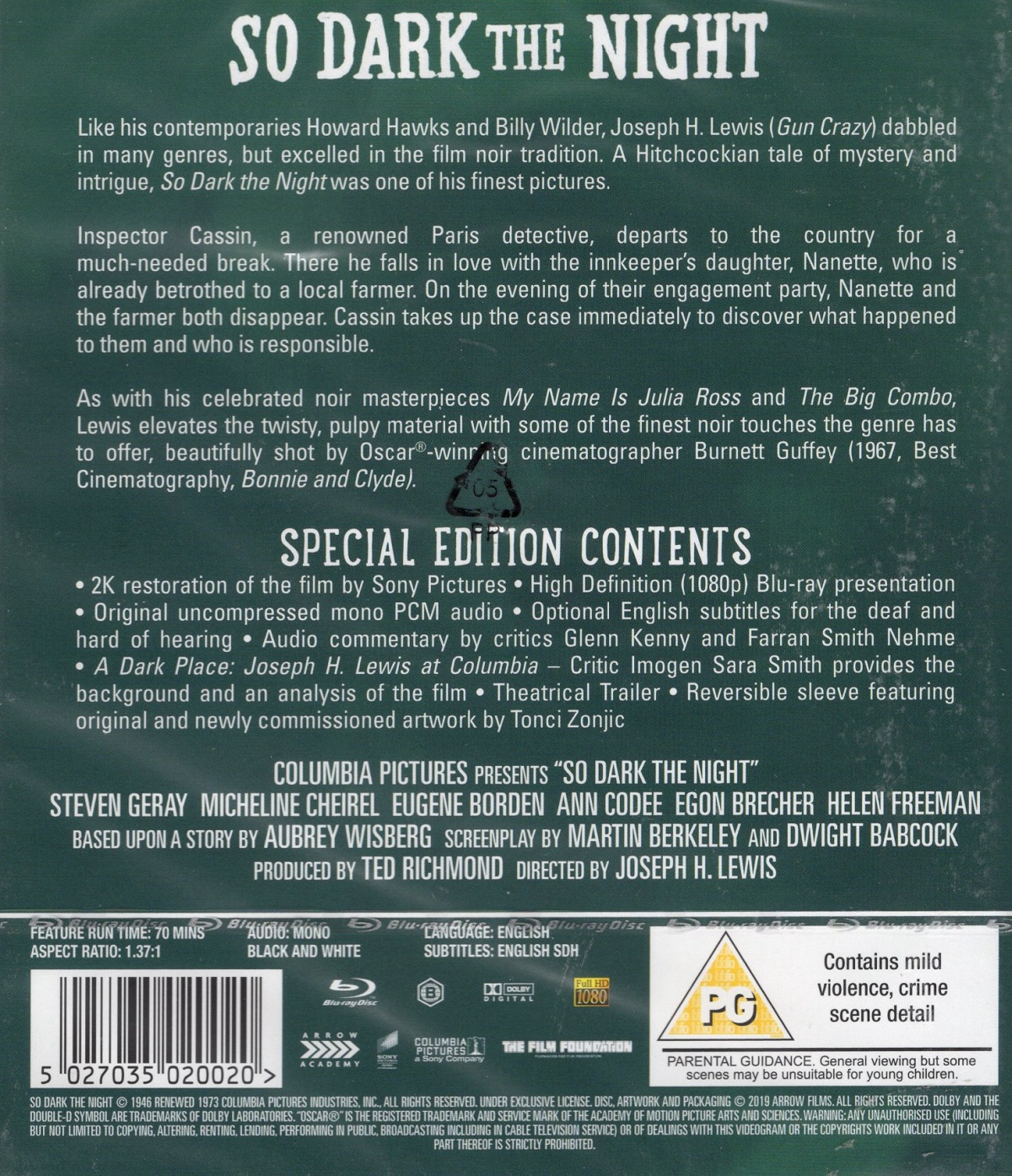 So Dark the Night (ej svensk text) (Blu-ray) - 2