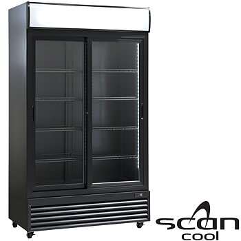 Displaykyl SD 1002 BSLE, skjutdörrar, 764 liter