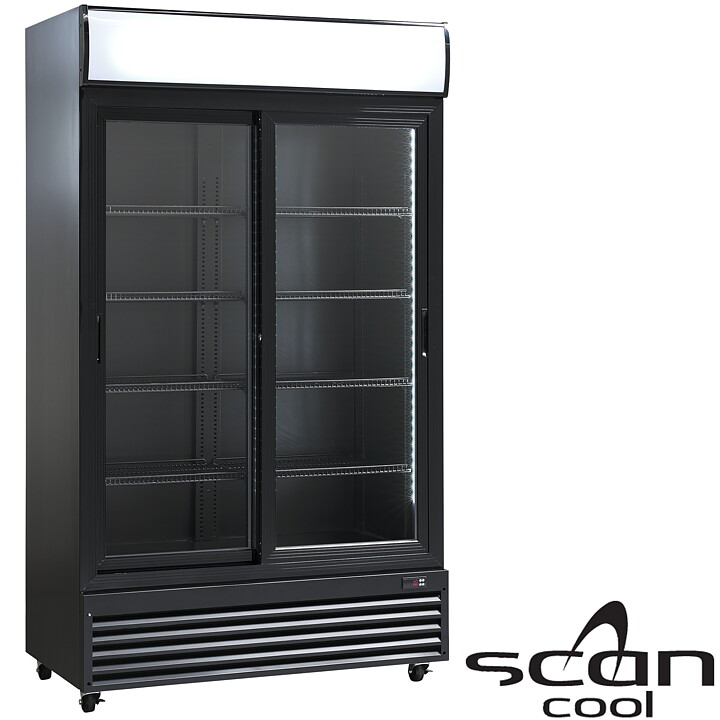 Displaykyl SD 1002 BSLE, skjutdörrar, 764 liter