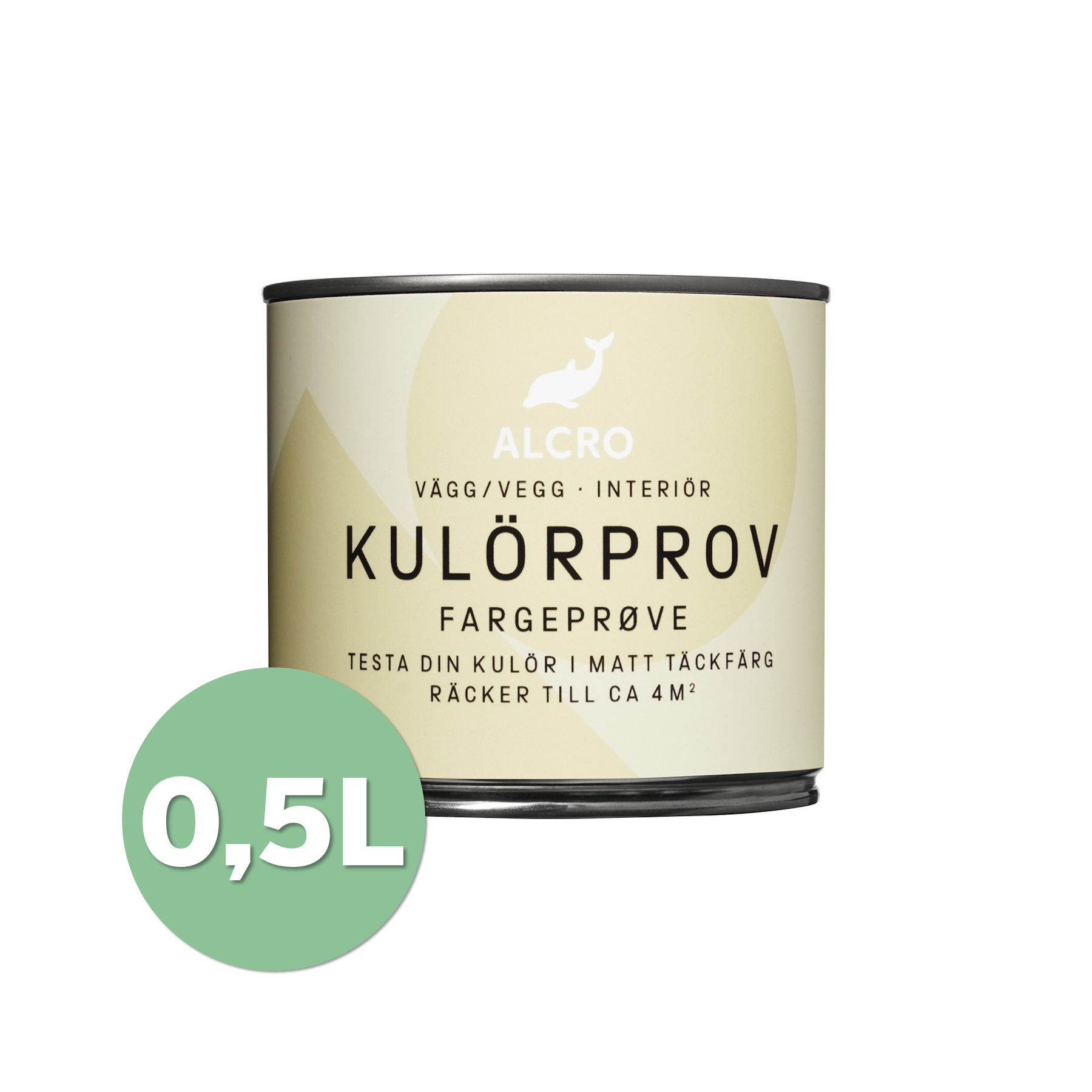 Alcro Kulörprov Matt 0,45L