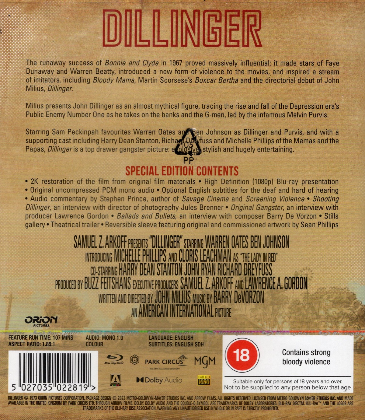 Dillinger (ej svensk text) (Blu-ray) - 2