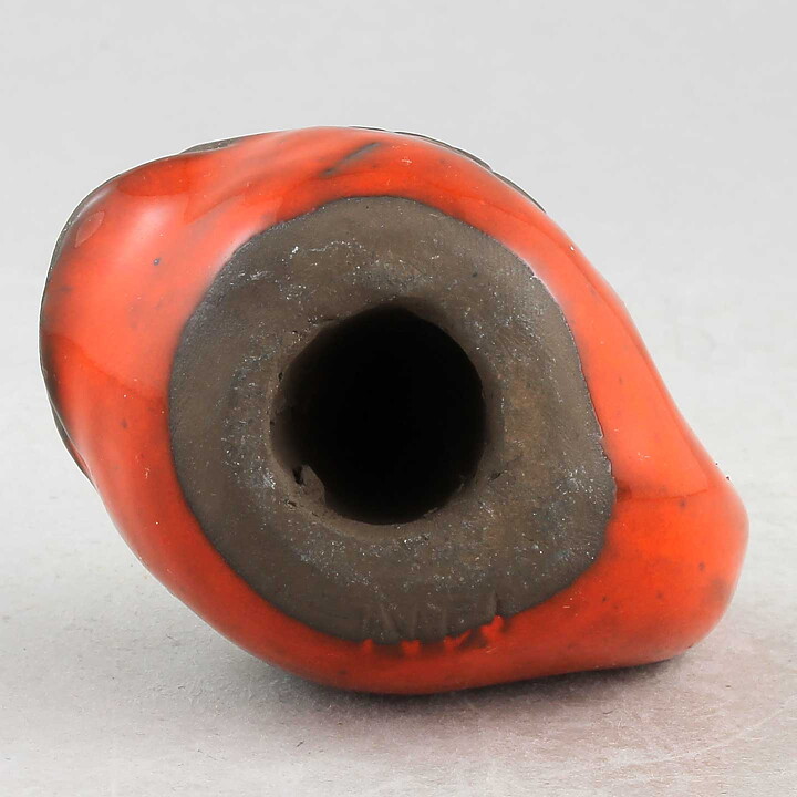 ベース・ノーマン  レッドの魚　8cm  1960年代