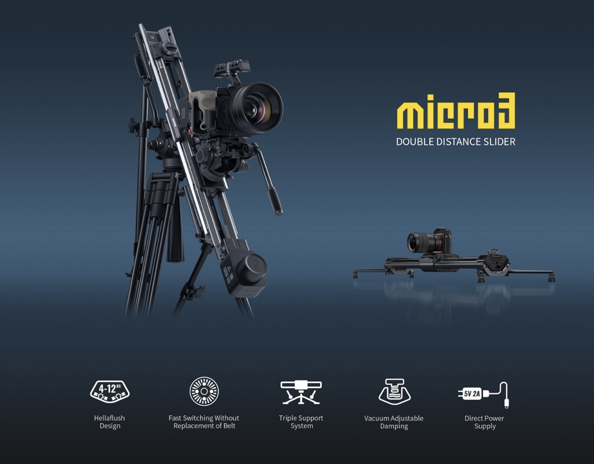 Zeapon Micro3 M1000 Double Distance Slider 107cm - 3