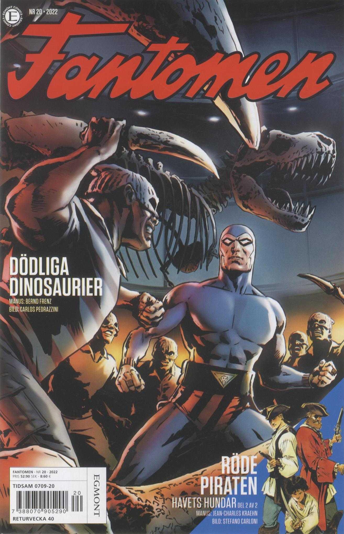 Fantomen 2022 nr 20, Dödliga dinosaurier!