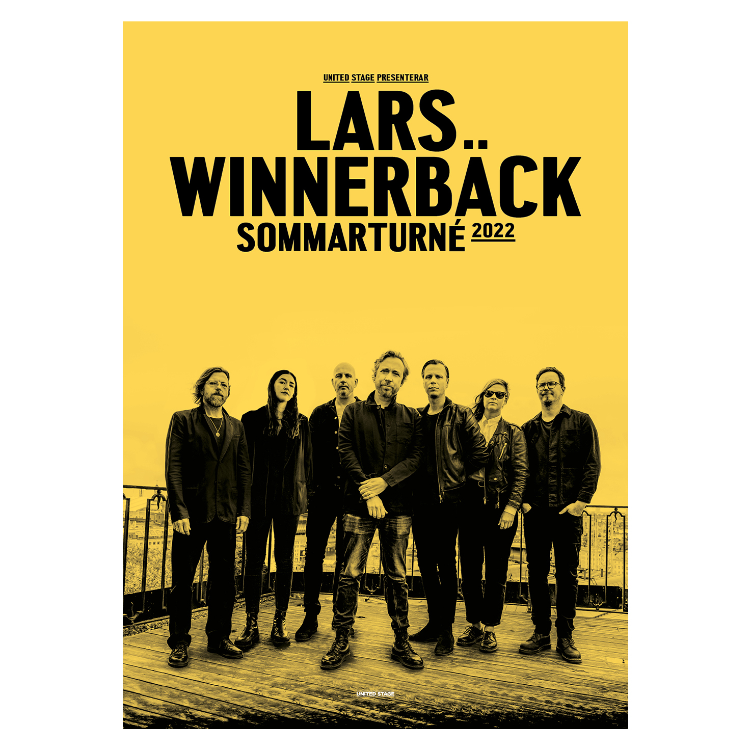 LARS WINNERBÄCK - POSTER, SOMMARTURNÉ 2022, FRAKTFRI
