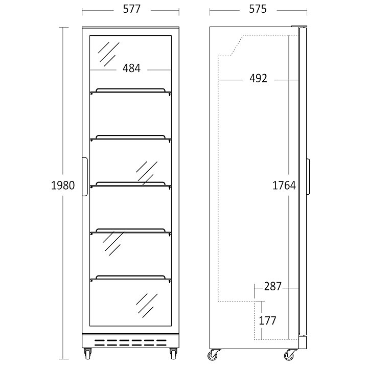 Drickakyl SD 430 BE, 392 liter