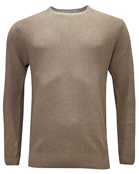 Tröja rund hals beige från AP