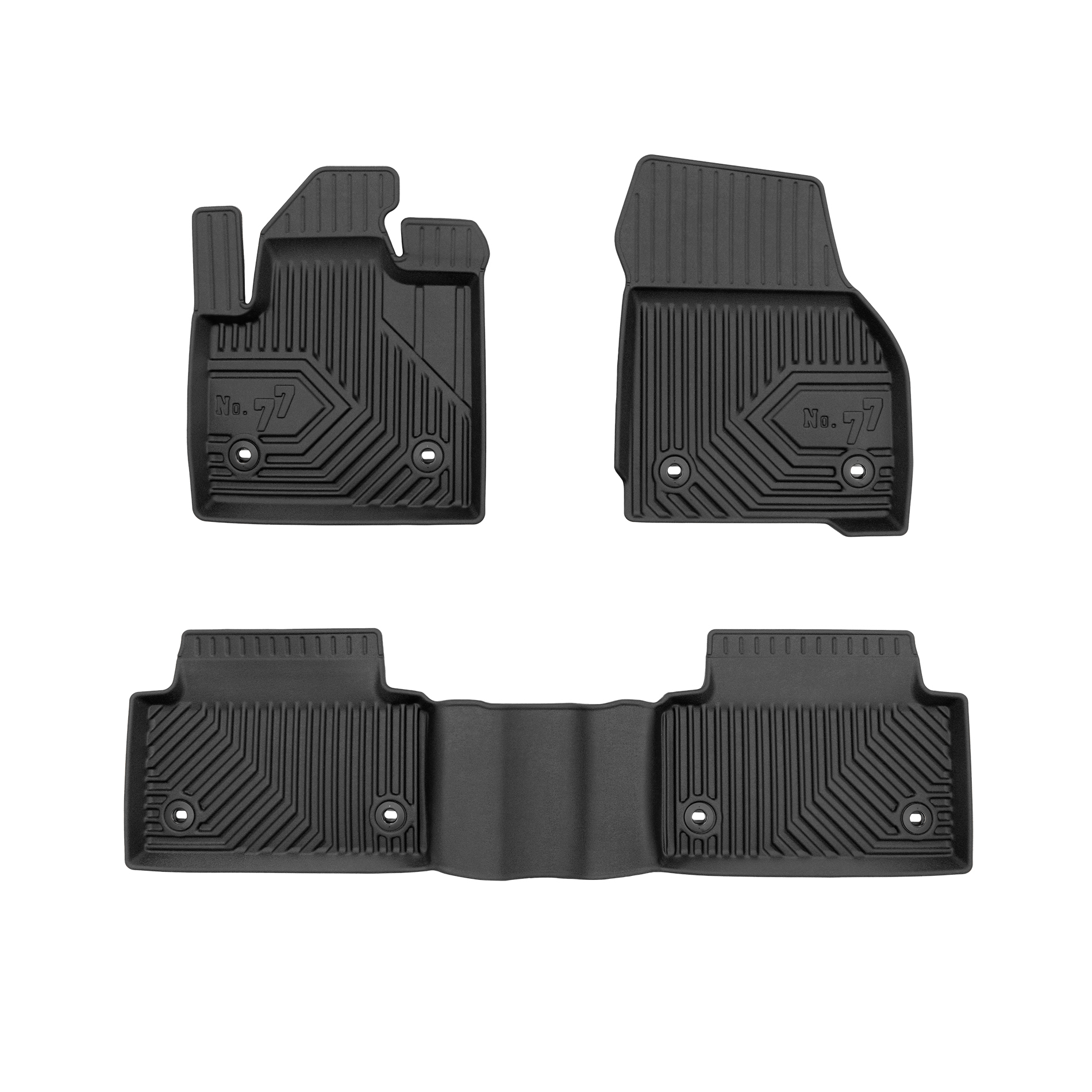 Djupa gummimattor Jaguar E-pace X540, 2017 -