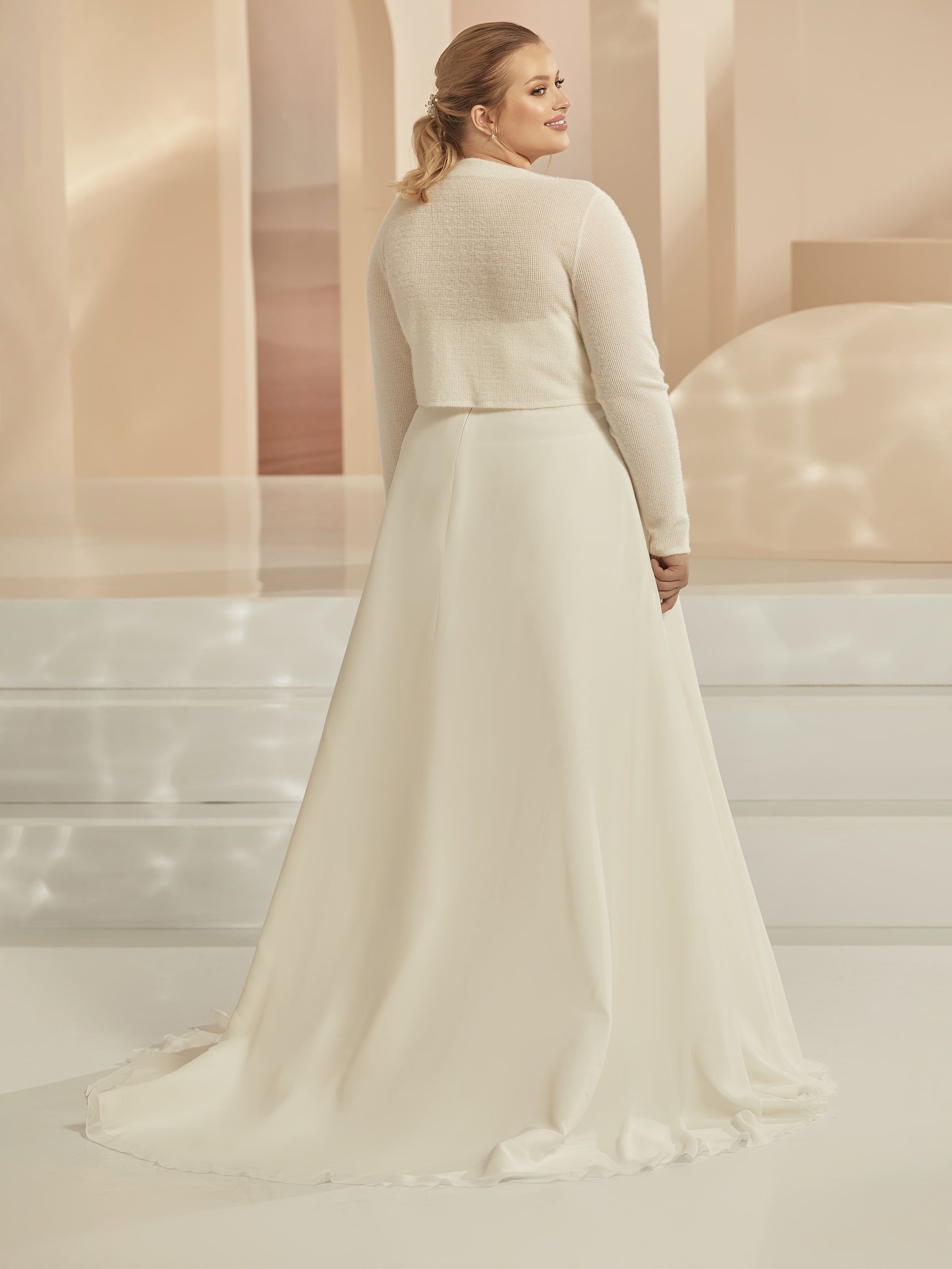 Kofta med fusk cashmere E317 - 4