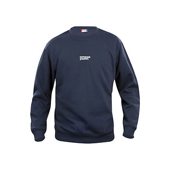 Rundhalsad sweatshirt i unisexmodell Blå, ON DEMAND