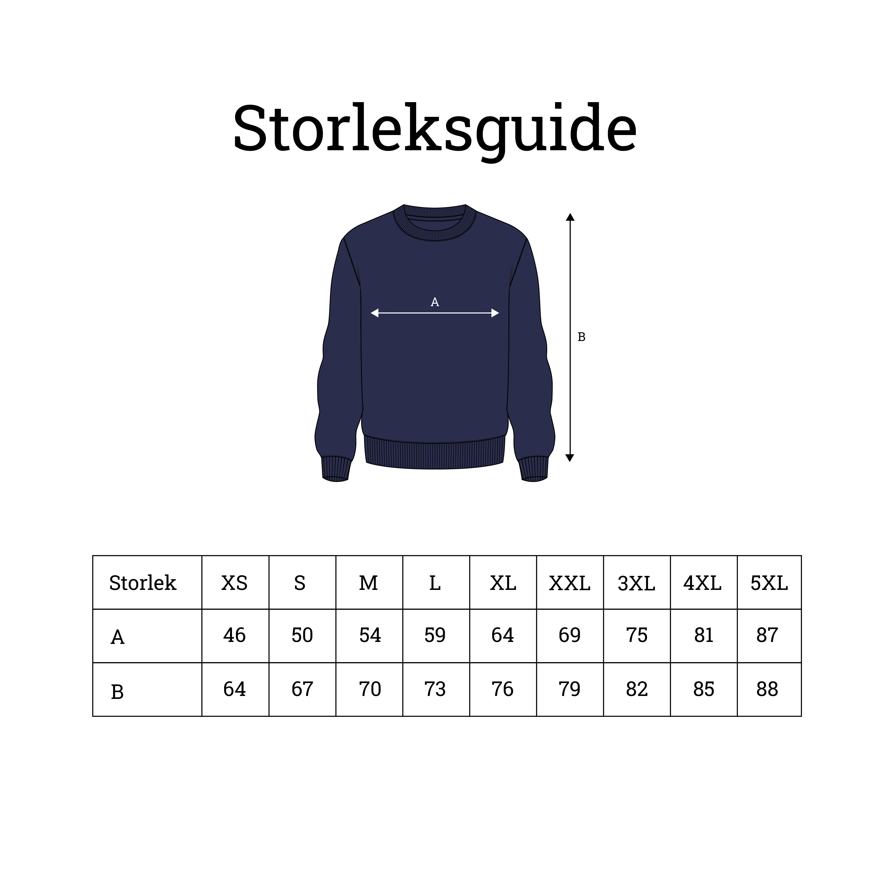 Rundhalsad sweatshirt i unisexmodell Svart, ON DEMAND - 2