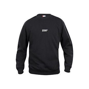 Rundhalsad sweatshirt i unisexmodell Svart, ON DEMAND