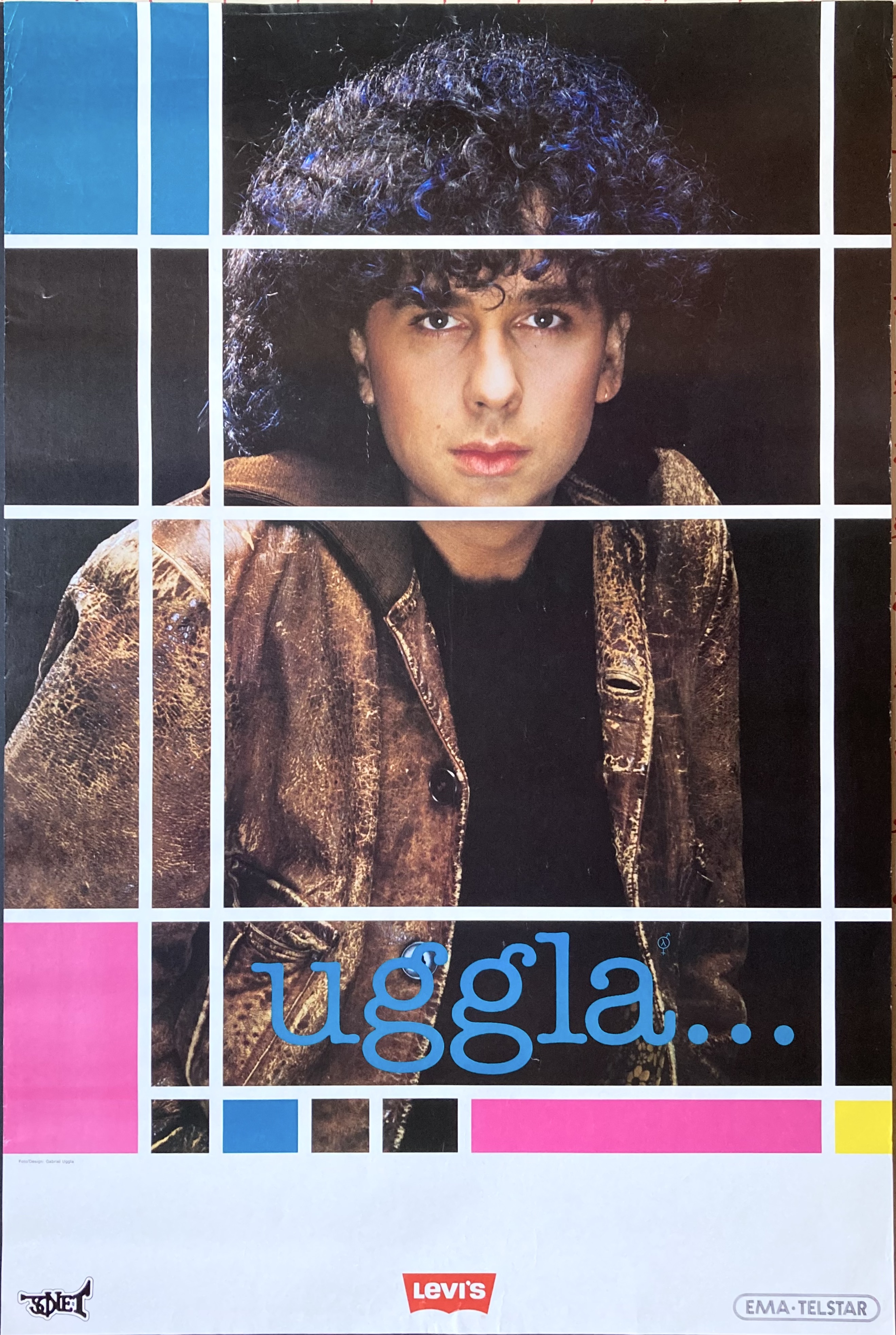 MAGNUS UGGLA - Svensk Turnéaffisch (1983) 