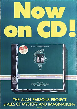 ALAN PARSONS PROJECT - Tales Of Mystery And Imagination (1987) CD Promo poster