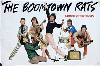 BOOMTOWN RATS - A Tonic For The Troops (1978) LP Promo poster