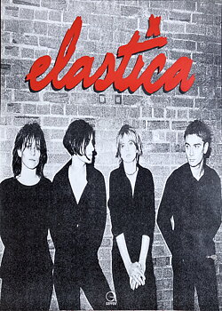 ELASTICA - 1st Album (1995) LP Promo poster