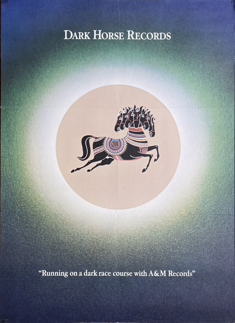 DARK HORSE RECORDS - (1974) Promoaffisch