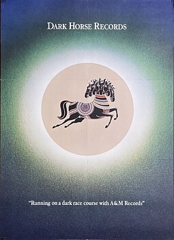 DARK HORSE RECORDS - (1974) Promo poster